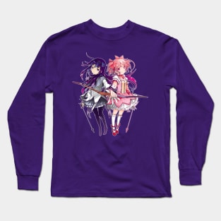 Homura & Madoka Long Sleeve T-Shirt